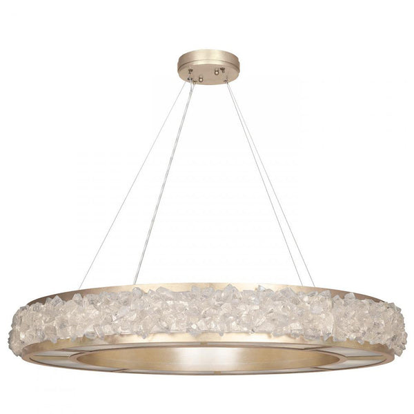 Drum Shade Pendant, Round, 16-Light, Gold, 38"W (878040-1ST GJLL)