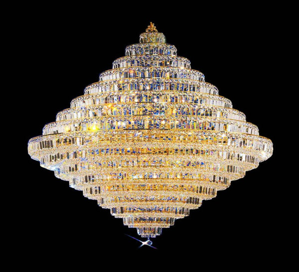 36 Light Large cascade crystal chandelier