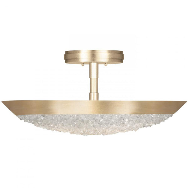 Semi-Flush Mount, Round, 3-Light, Gold, 20"W (880040-1ST GKL2)