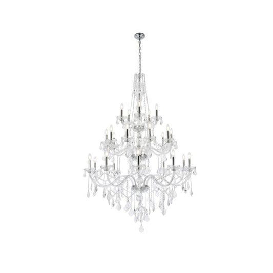 Verona 25-Light Chandelier in Chrome