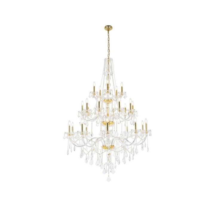 Verona 25-Light Chandelier in Gold