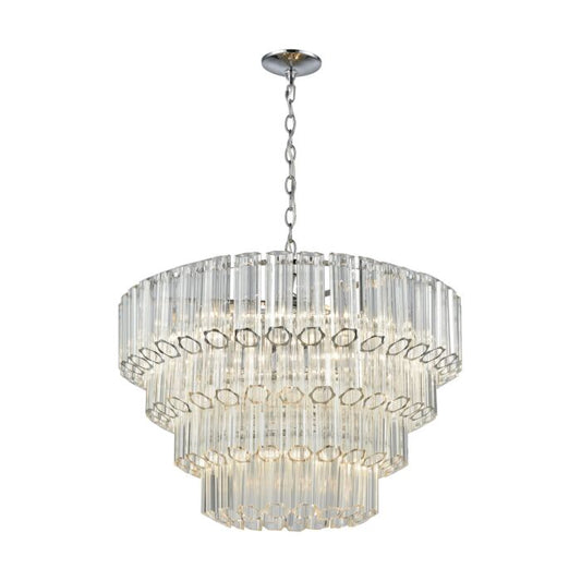 Carrington 7-Light Chandelier in Polished Chrome