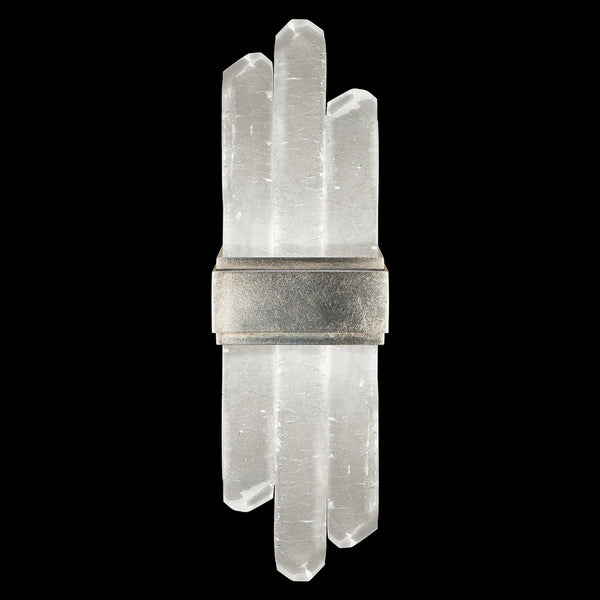 Wall Sconce, 2-Light, LED, Silver Leaf, Illuminated Crystal, 16.5"H (882150-1ST GKLT)