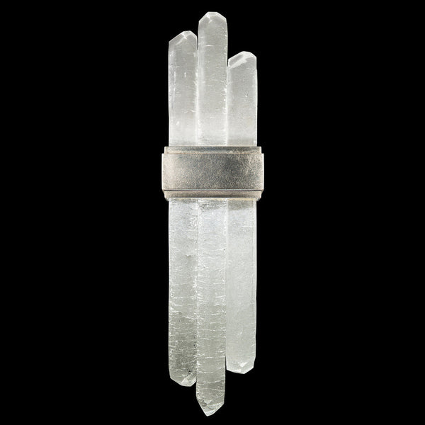 Wall Sconce, 2-Light, LED, Silver Leaf, Illuminated Crystal, 21"H (882250-1ST GKLZ)