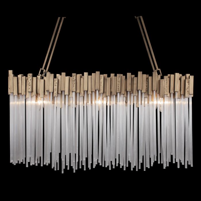 Matrix 6-Light Linear Pendant in Havana Gold