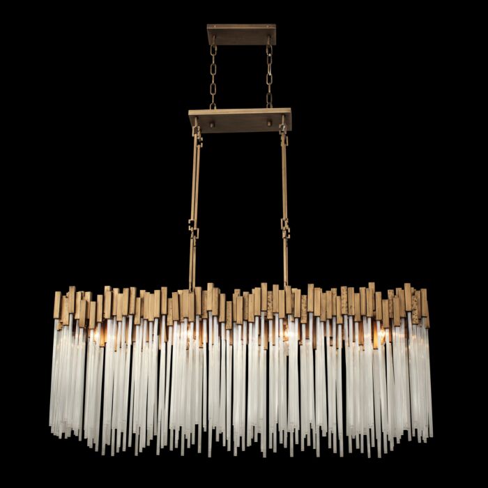 Matrix 8-Light Linear Pendant in Havana Gold