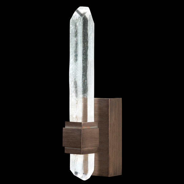 Wall Sconce, 2-Light, LED, Patinated Bronze, Illuminated Crystal, 14"H (882650-3ST GJLY)