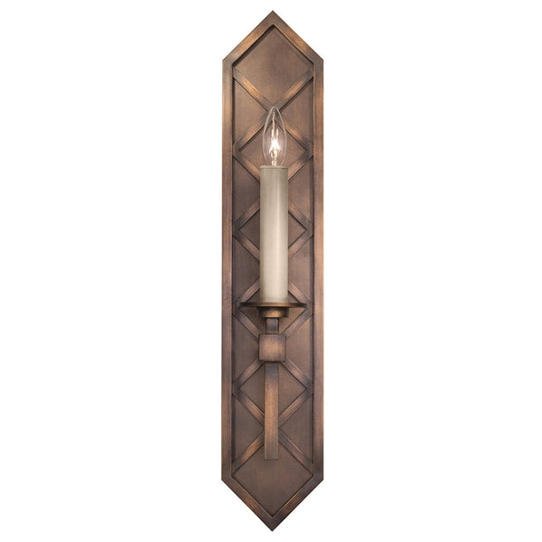 Wall Sconce, 1-Light, Antique Bronze, 25"H (889550-1ST KEDF)