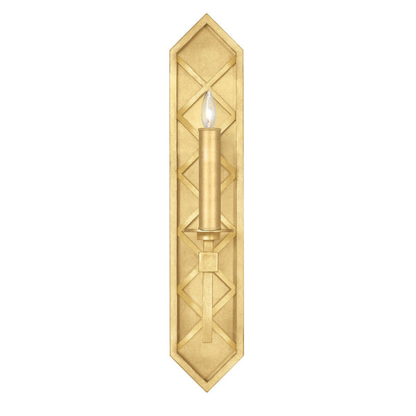 Wall Sconce, 1-Light, Gold Leaf, 25"H (889550-SF3 NKY4)