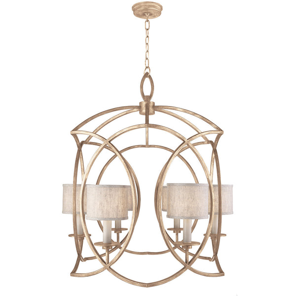 Chandelier, Round, 6-Light, Gold, 30.5"W (889840-31ST KED6)