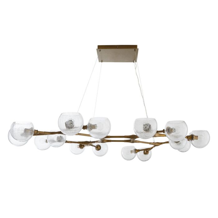 Mahowald 16-Light Chandelier in Antique Brass