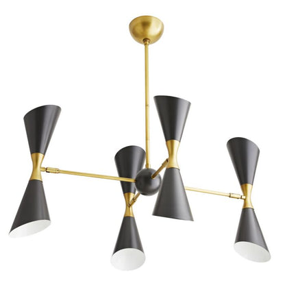 Fuentes 8-Light Chandelier in Antique Brass