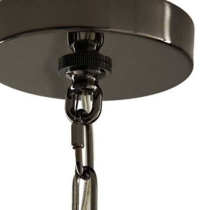 Dante 5-Light Chandelier in Black Nickel