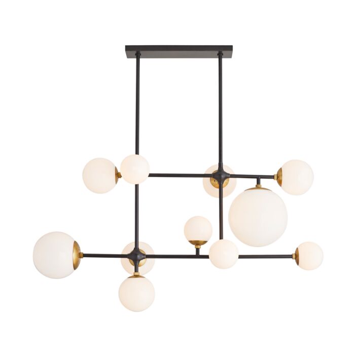 Hilliard 11-Light Chandelier in Bronze