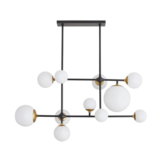 Hilliard 11-Light Chandelier in Bronze