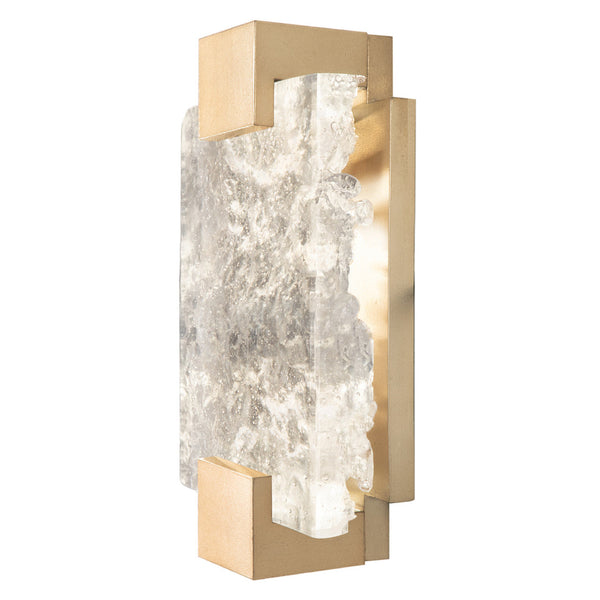 Wall Sconce, 2-Light, LED, Champagne Tinted Gold, Clear Glass, 11.75"H (896550-31ST NF3Z)