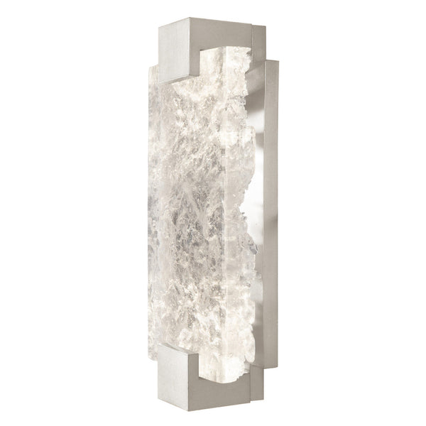 Wall Sconce, 2-Light, LED, Silver Leaf, Clear Glass, 15.75"H (896650-21ST NF46)