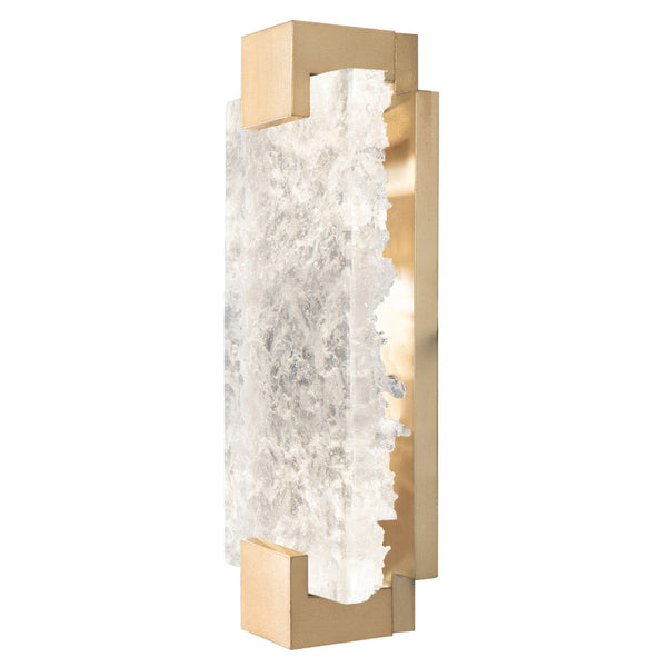 Wall Sconce, 2-Light, LED, Champagne Tinted Gold, Clear Glass, 15.75"H (896650-31ST NF48)