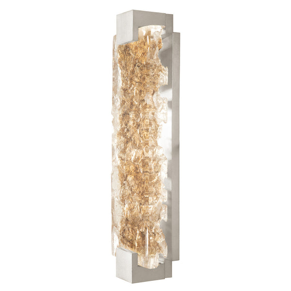 Wall Sconce, 2-Light, LED, Silver Leaf, Antiqued Gold Leaf Glass, 21.75"H (896750-22ST NF4E)