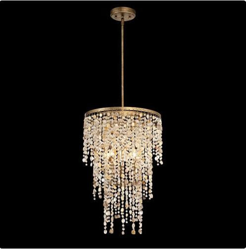 Silver Three-Light Chandelier