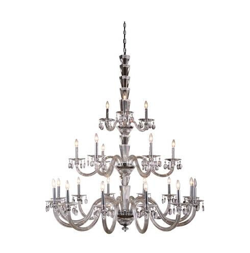 Chrome 21-Light Chandelier