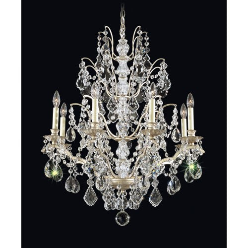 Clear Legacy Collection Chandelier, 28W x 32H x 28D