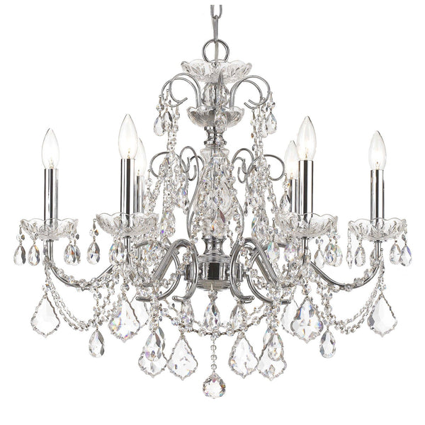 Group Imperial Wrought Iron Crystal Chandelier with Swarovski Strass Crystal