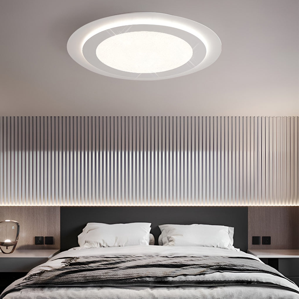 Minimalist Square Circular LED Stepless Dimming Modern Ceiling Lights