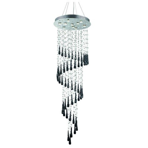 Comet Royal Cut Crystal Chrome 10 Light 72-in Chandelier