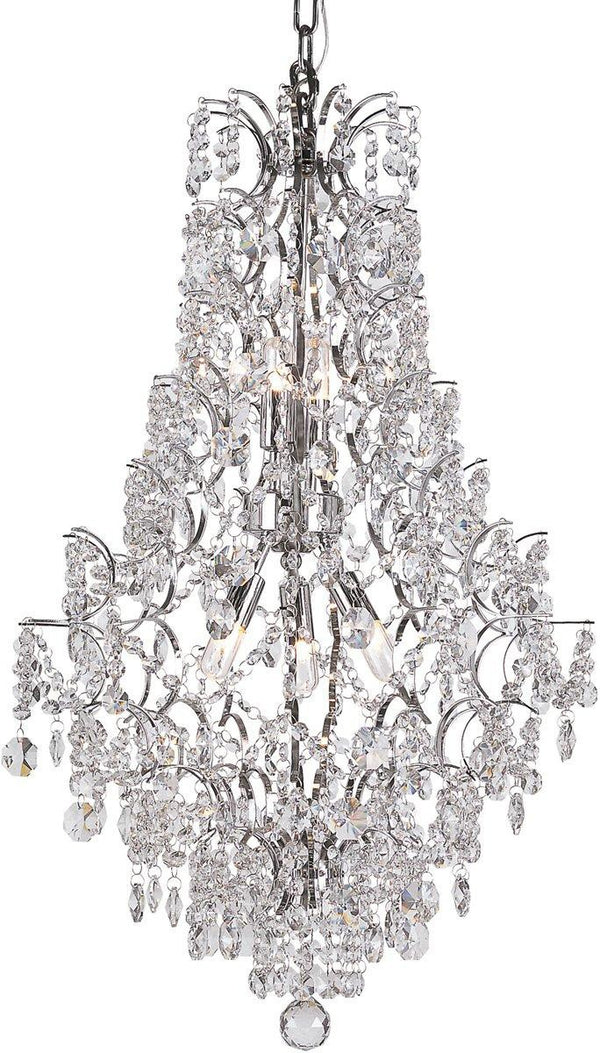 8 lights Versailles crystal chandelier