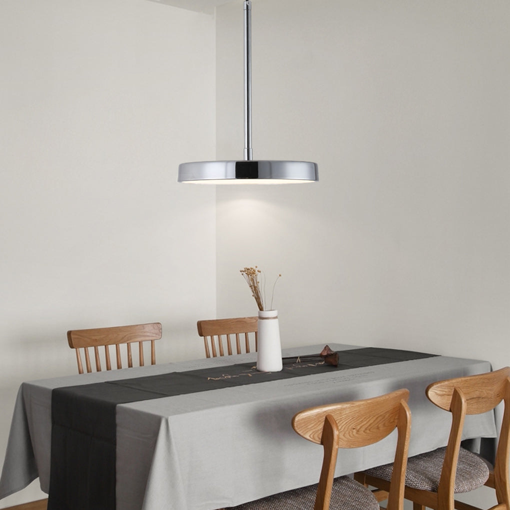 Ultra-thin Round Minimalist LED Nordic Pendant Light Kitchen Island Lighting