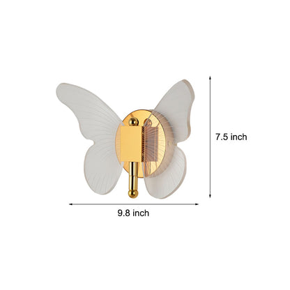 Butterflies Luxury Creative Three Step Dimming Modern LED Wall Lights Fixture