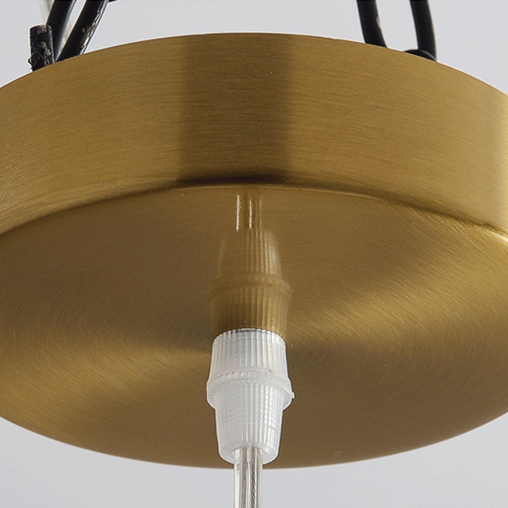 Simple Round Glass Creative Postmodern Pendant Light Hanging Ceiling Lamp