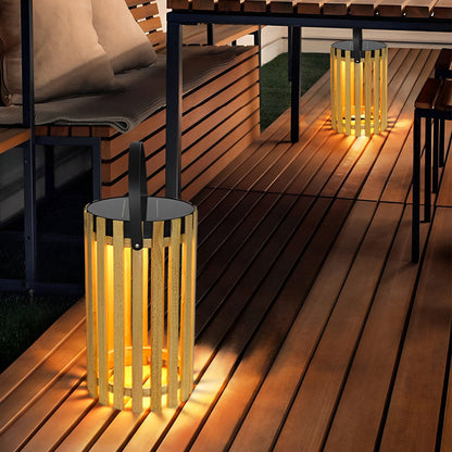 Portable Lantern Design Waterproof LED Modern Solar Outdoor Floor Lamp