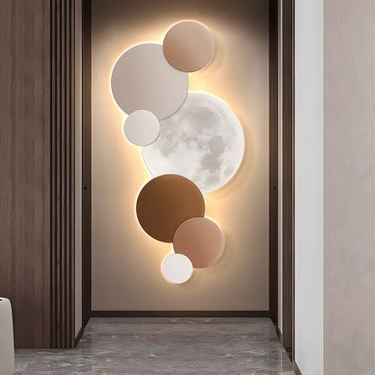 Lunar Glow Round LED Wall Sconce