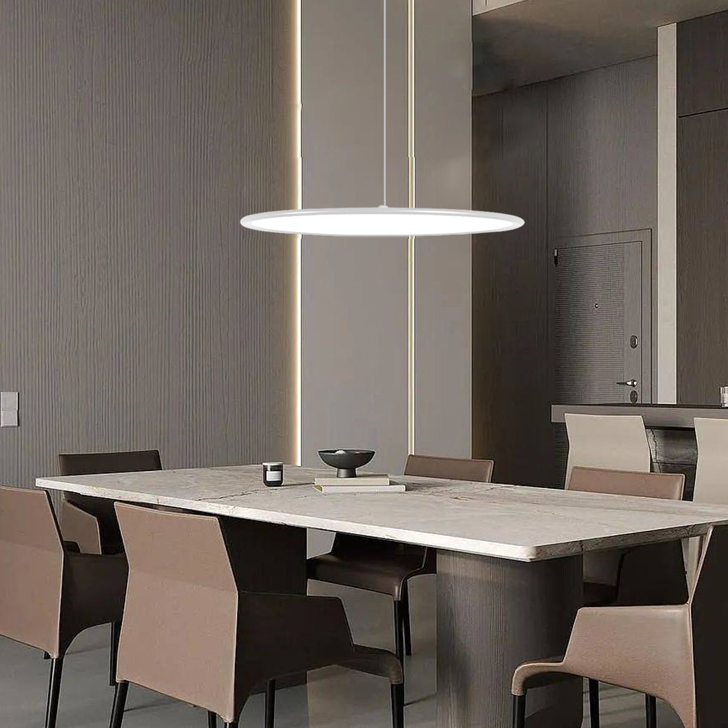 Minimalist Modern Circle Linear Industrial Pendant Lighting