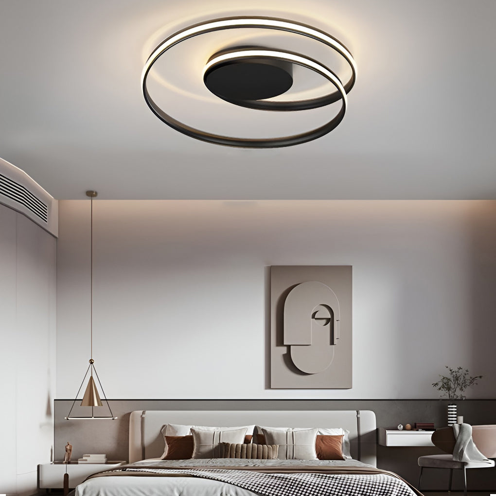 Circular Stepless Dimming LED Modern Ceiling Lights Flush Mount Lighting