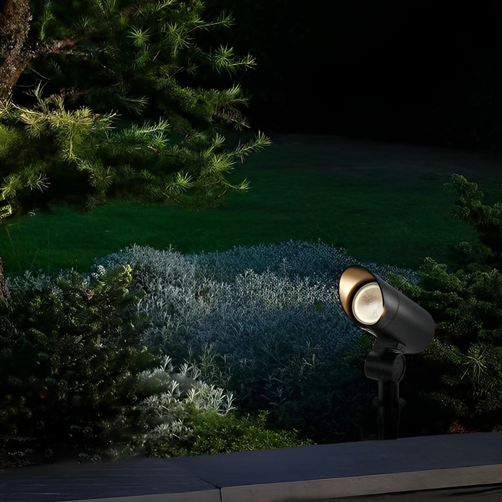 Waterproof Black Modern LED Spotlights Outdoor Spot Lights Lawn Lamp