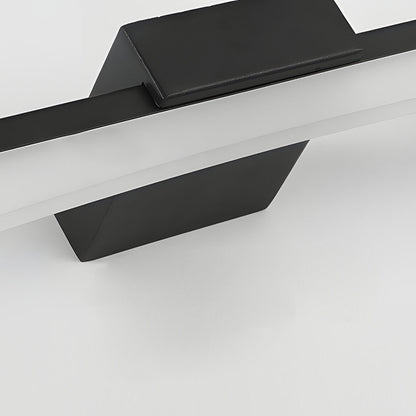 Ultra-Sleek Curved Linear LED Vanity Light for Modern Bathrooms