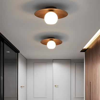 Minimalist Bowl-shaped LED Nordic Ceiling Light Flush Mount Lighting