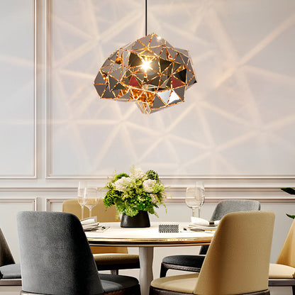 Irregular Decor Stainless Steel Hollow Creative Post-Modern Chandelier