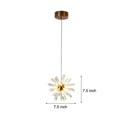 Glass Dandelions Fireworks Flower Three Step Dimming Nordic Pendant Lights