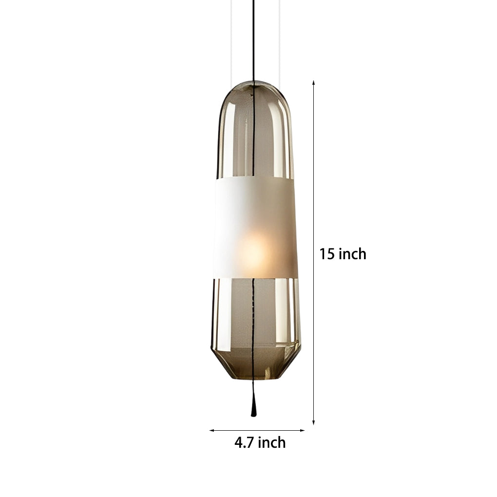 Creative Art Glass Shade Hardware Nordic Pendant Lights Fixture Hanging Lamp