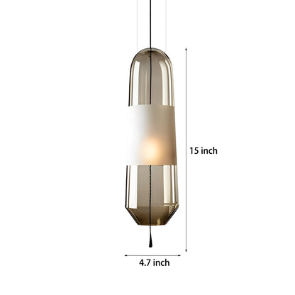 Creative Art Glass Shade Hardware Nordic Pendant Lights Fixture Hanging Lamp