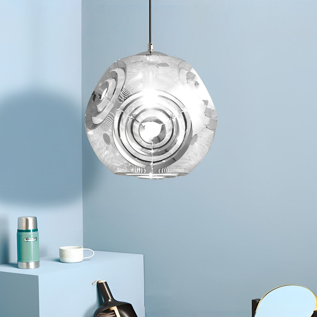 Creative Irregular Circular Stainless Steel Post-modern Chandelier Light