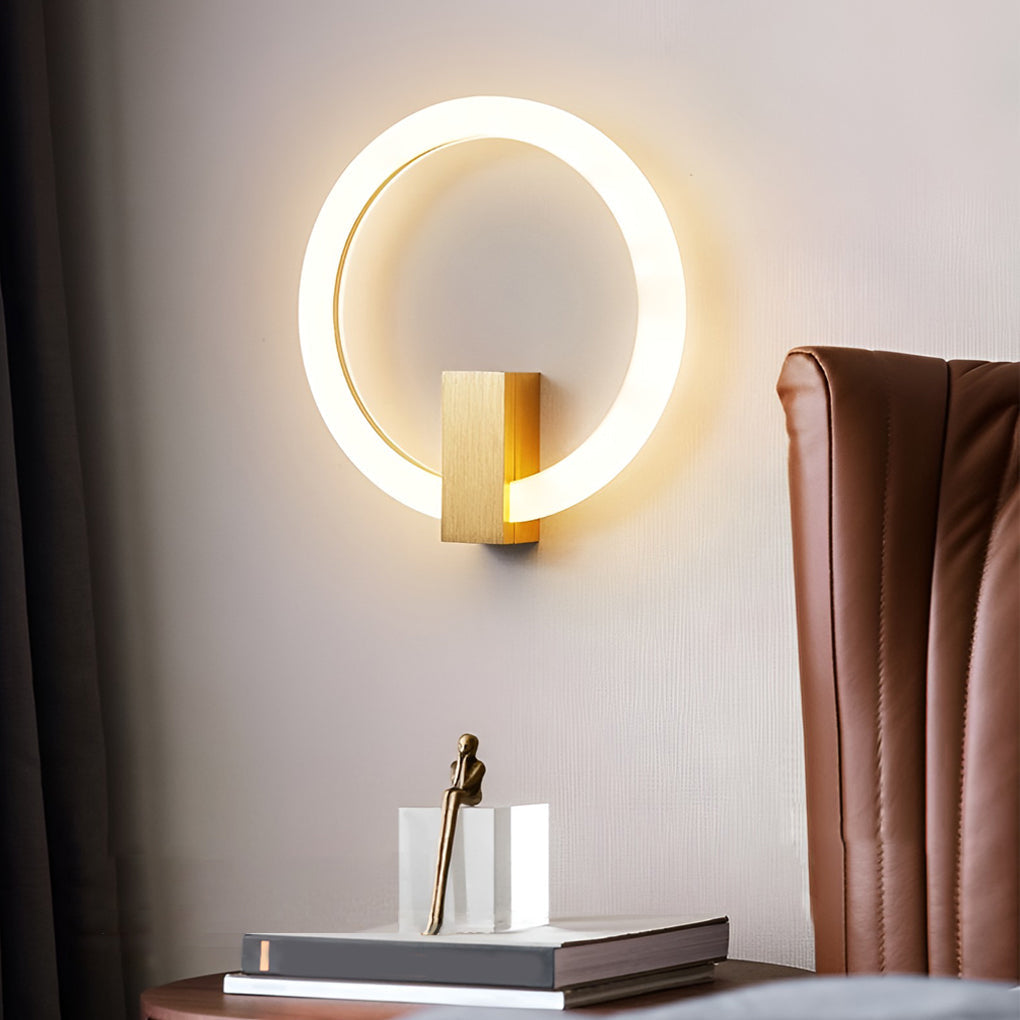 Circle Dimmable LED Modern Wall Sconce Lighting Wall Lamp Wall Light Fixture