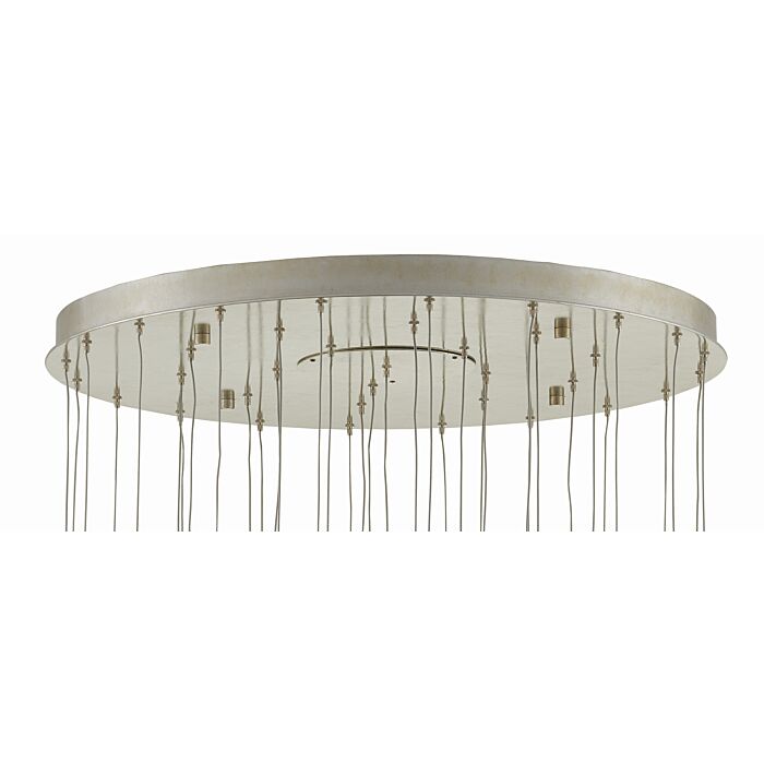 Pepper 36-Light 36 Light Pendant in Painted Silver with Nickel