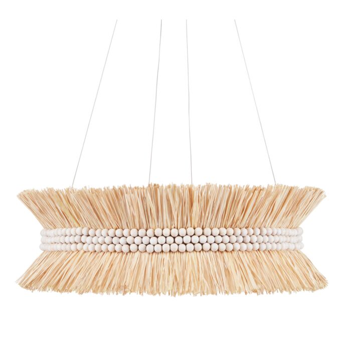 Jamie Beckwith 6-Light Chandelier in Sugar White