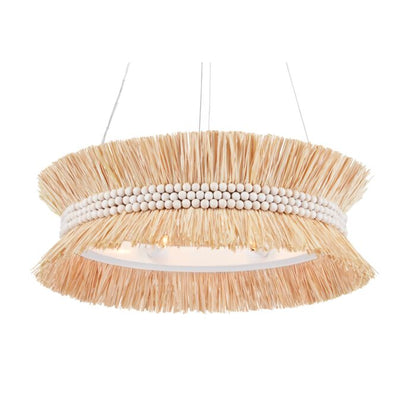 Jamie Beckwith 6-Light Chandelier in Sugar White