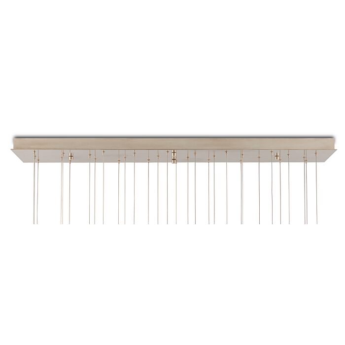 Lazio 30-Light 30 Light Pendant in Natural with Painted Silver